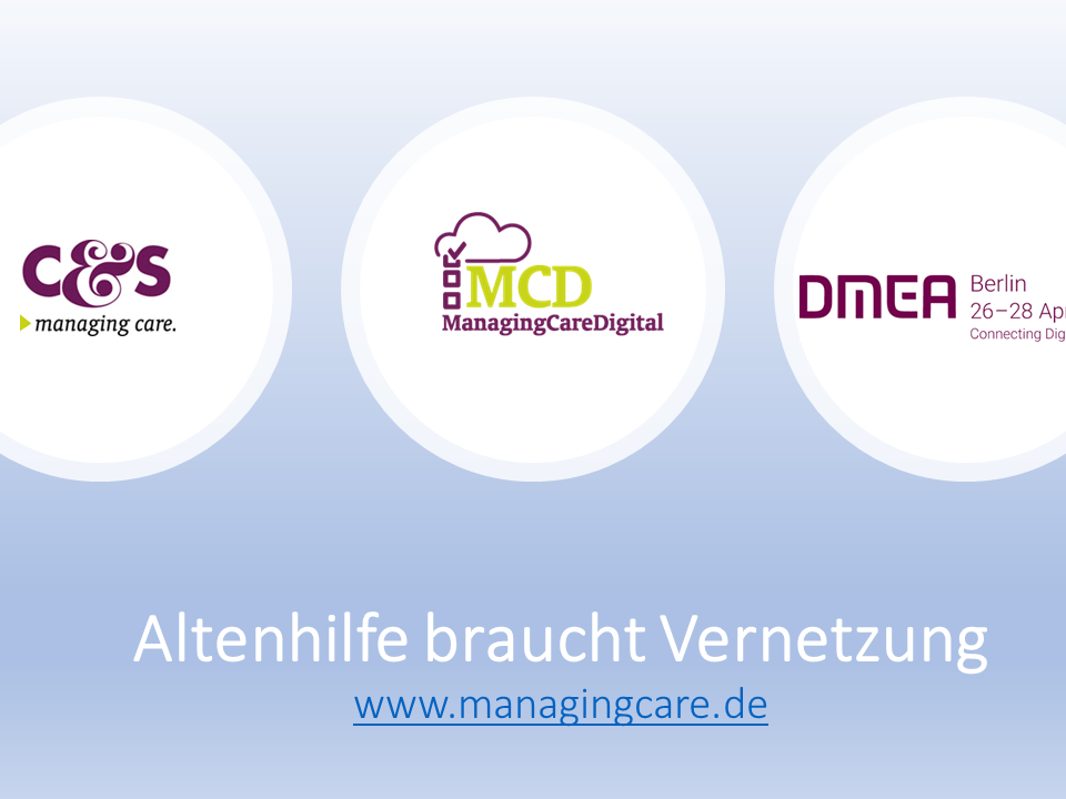 Altenhilfe braucht Vernetzung DMEA 2022