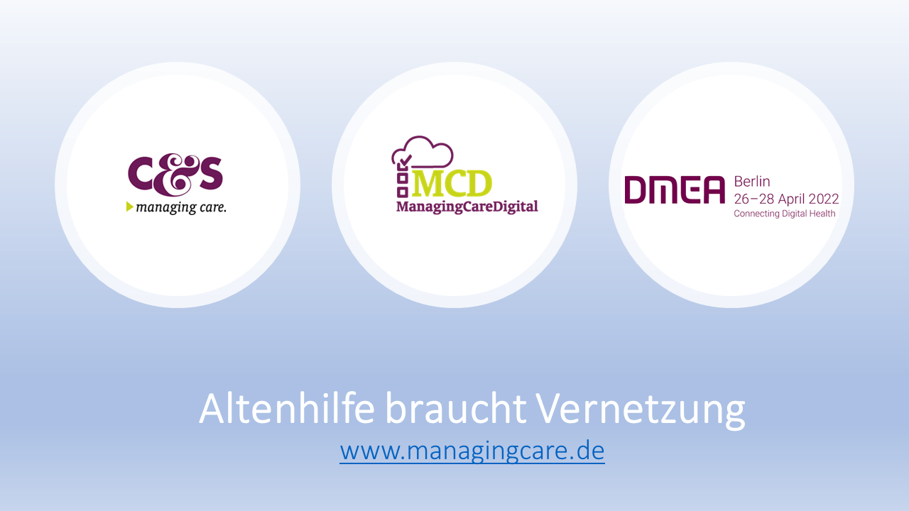 Altenhilfe braucht Vernetzung DMEA 2022