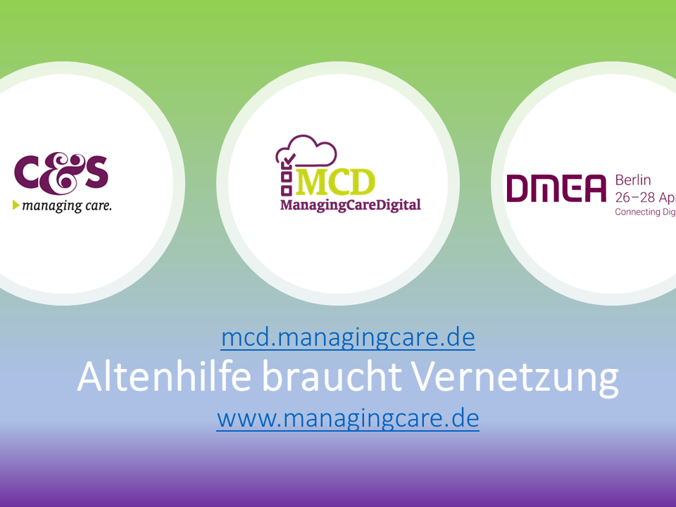 Altenpflege braucht Vernetzung C&S auf der DMEA 2022