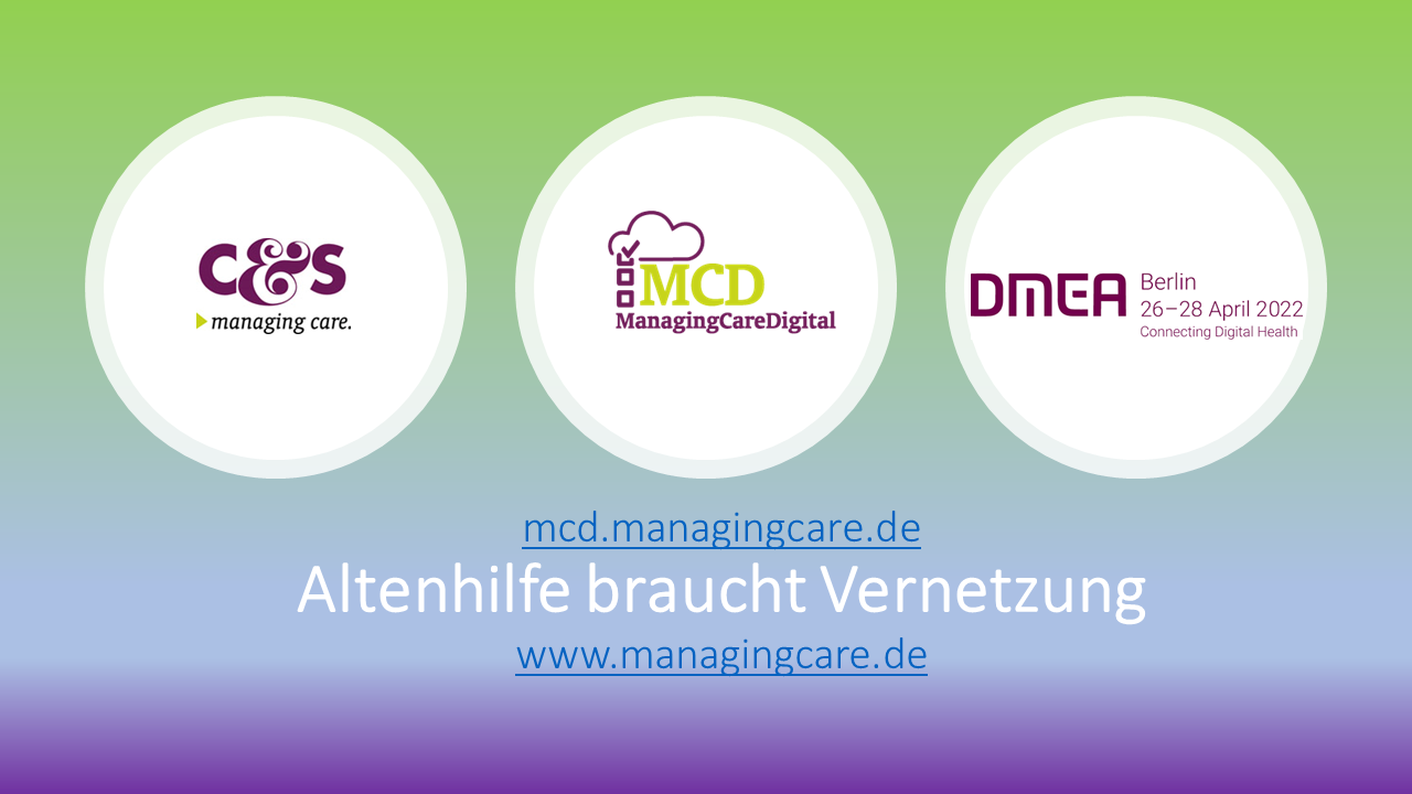 Altenpflege braucht Vernetzung C&S auf der DMEA 2022