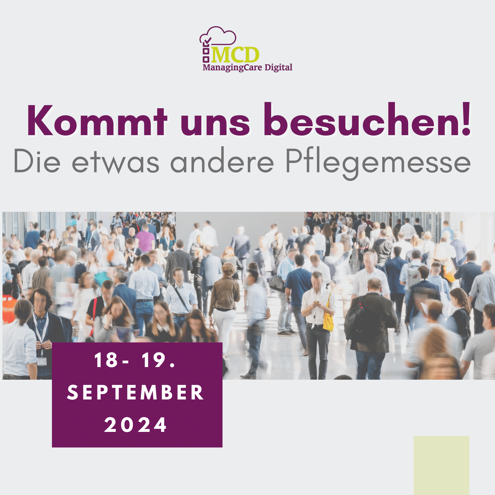 Messe "Die etwas andere Pflegemesse" 2024