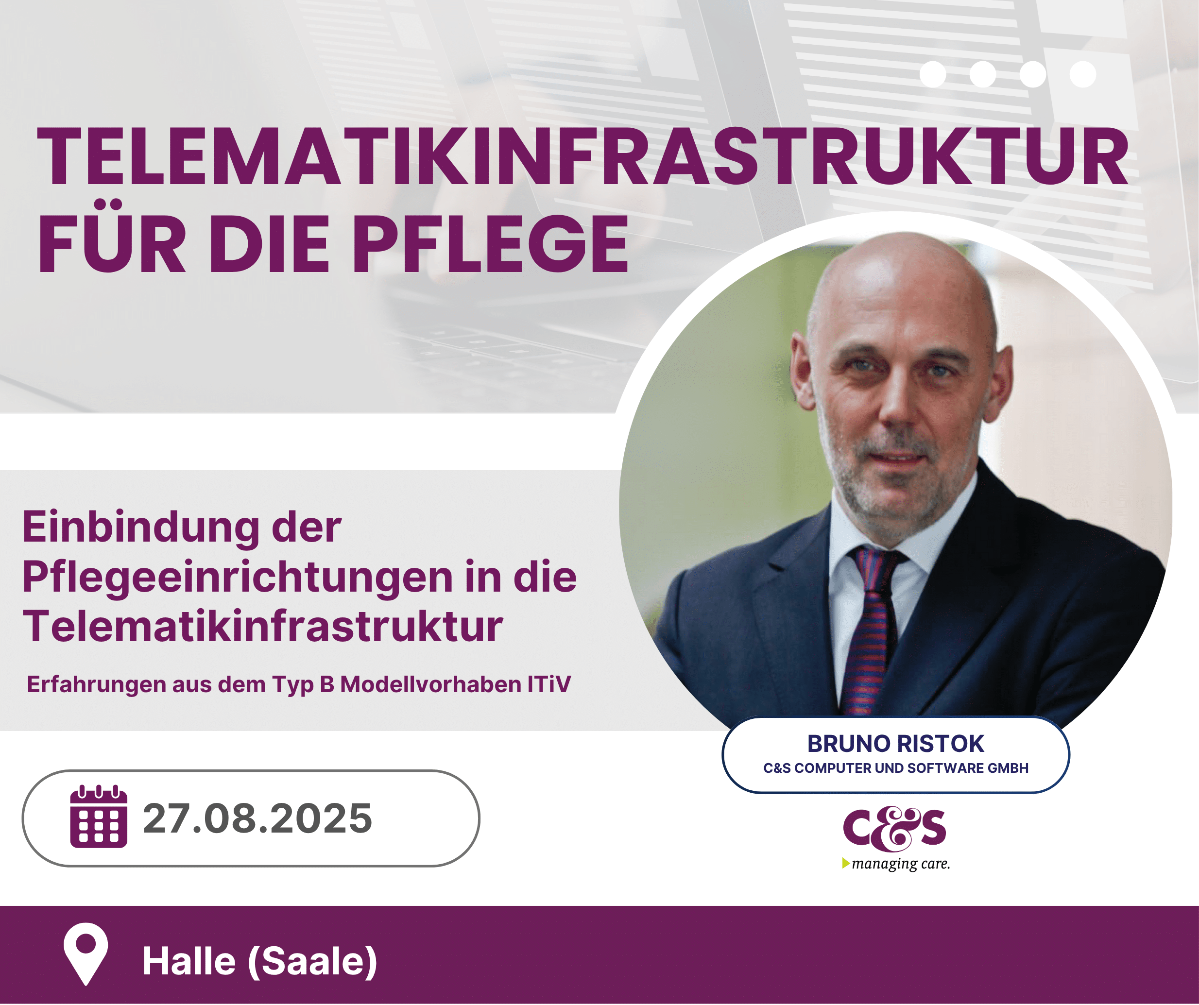 Telematikinfrastruktur für die Pflege Vortrag