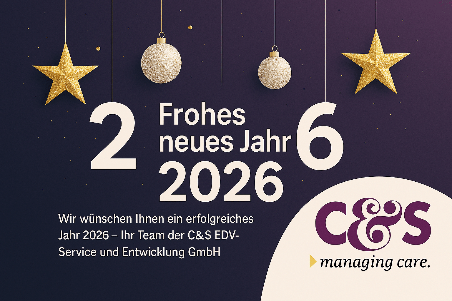Neujahresgrüße der C&S EDV-Service und Entwicklung GmbH